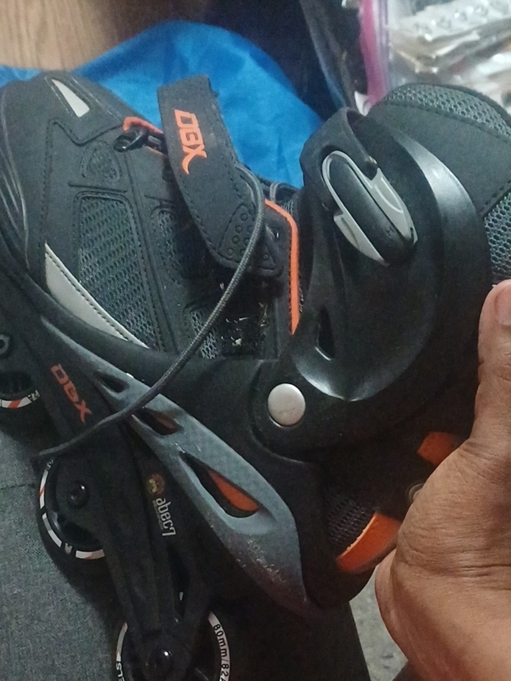 DBX Black and Orange Inline Skate
